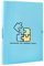 Kepuarm Puzzle Aufbewahrung,Puzzle Mappe 1000 Teile, Mit 20 transparente Taschen, Tragbar, Staubdicht und Schmutzabweisend, Puzzle Liebhaber Geschenke (Blau)