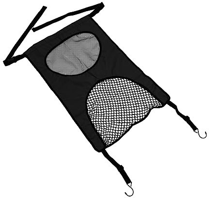 ibasenice Nylon Car Pet Barrier Mesh Cover Dog Rear Seat Protective Net Safety Barrier