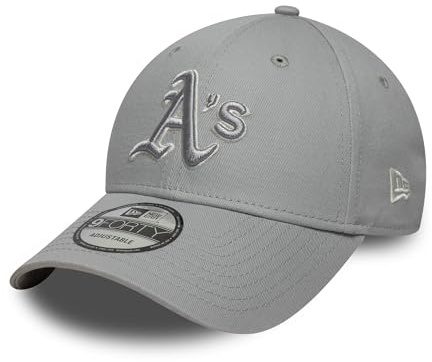 New Era Erwachsene 9Forty Team Outline MLB Oakland Athletics Baseball Cap Mütze Grau