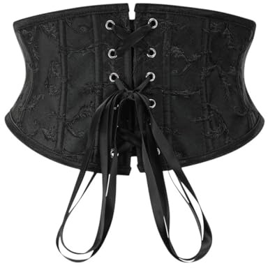 JYNXOR 1 pcs Damen Breiter Gürtel Vintage Elastischer Taillengürtel Korsett Schnürung Cinch Taillengürtel, Damen Korsett Gürtel Waspie Renaissance Steampunk Pirate Halloween Cosplay KorsettGürtel