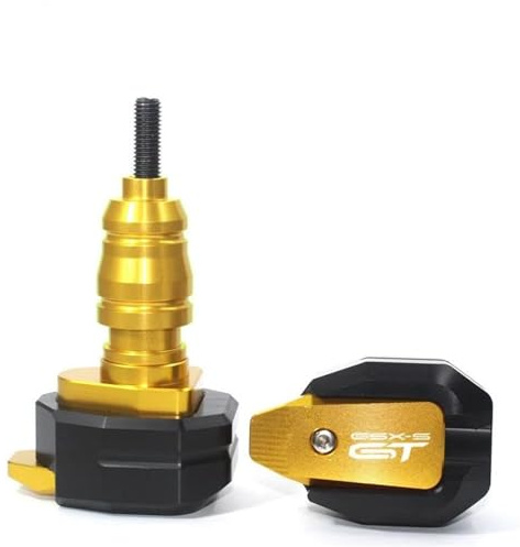 Sturzpad-Schutz Motorrad Fallschutz Crash Pad Rahmen Slider Protector Für Yamaha MT-09 SP Tracer 900 9 GT 2021-2025 Crashschutz(Gold)