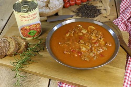 Gulaschsuppe mit Rindfleisch und Champignons 400g - Rhöni GmbH & Co. KG