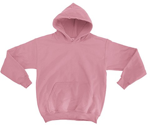 GILDAN Heavy Blend Childrens Unisex Hooded Sweatshirt Top/Hoodie (S) (Light Pink)