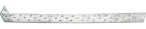 Alberts 332075 Flachstahl-Betonanker | sendzimirverzinkt | zum Einbetonieren | 500 x 40 x 40 mm