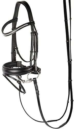 Harry's Horse Hoofdstel Allegro, Farbe:schwarz, Größe:Full