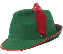 FIESTA Y CARNAVAL, SL Sombrero Tirol Verde