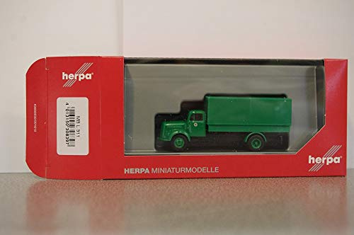 Herpa 308397 - Mercedes-Benz L 311 Canvas Trailer Polizei Hamburg Toilettenwagen Modellset