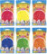 Hama Happy Price Toys Midi Bügelperlen (Kon-5) Konvulut 6X Farben (Gelb,Rot,Fuchsia, Blau,Grün, Orange) Bügelanleitung mit 3 Design Vorlagen