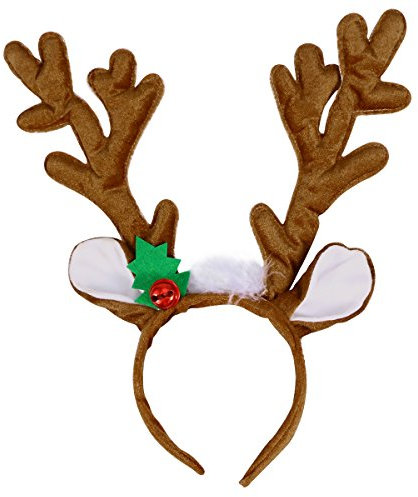 Healifty Rentier-Geweih-Stirnband, Weihnachts-Stirnbänder für Erwachsene und Kinder