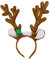 Healifty Rentier-Geweih-Stirnband, Weihnachts-Stirnbänder für Erwachsene und Kinder