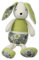 Inwolino 7844 - Kuscheltier Hase Schnuffel, grün/Creme, 28 cm, Schmusetier, Plüschtier