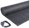 Laneetal Clôture en PVC, Canisse Plastique, Palissade de Protection Visuelle Anti-UV, Résistant aux Intempéries Brise-Vue pour Balcon, Jardin, Terrasse, Gris, 120 x 300 cm