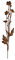 Wunderschöner & Hochwertiger Gartenstecker – Rost Blume/Blumenstecker – Große Auswahl – Edelrost Dekoblume – Metall Gartendeko (Butterblume - Länge 85cm)