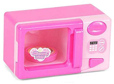 Uteruik Simulazione Mini Forno A Microonde Bambini Fingere Giocare Giocattoli Elettrodomestici Giocattoli Educativi per Bambini Bambini, 1 pz