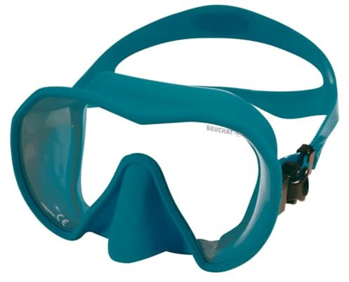 Maxlux S Beuchat Tauchermaske zum Schnorcheln und Schnorcheln, Blau