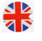 Bruce & Shark 1X Union Jack Uk Flag Muster Vinyl Aufkleber Aufkleber Fit für Mini Cooper Tankdeckel Abdeckung