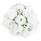 Kesote 50x Künstliche Blumenköpfe Blütenköpfe Kunst Blumen Rosen Köpfe für Hochzeit Party Deko DIY (Ø 4cm, Weiß)
