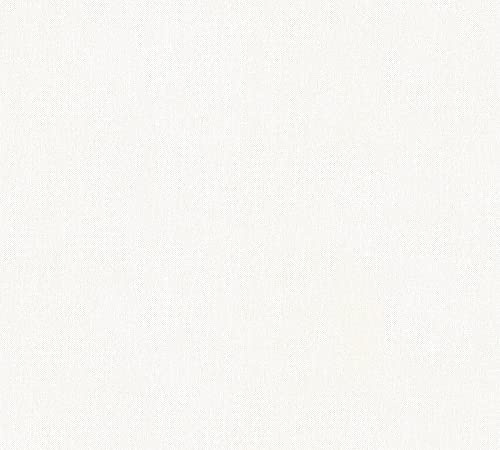 Architects Paper Unitapete Floral Impression Tapete einfarbig unifarben PVC-freie Vliestapete weiß matt glatt 377039 37703-9