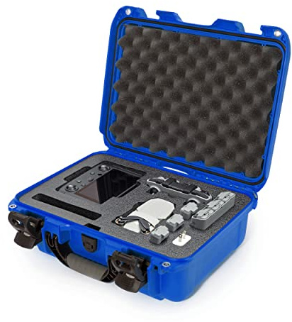 Nanuk Schutzhülle für DJI Mavic Mini 2 mit Smart Controller, wasserdicht, mit Schaumstoffeinlage, Blau