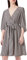 SELECTED FEMME Damen SLFIANA 3/4 Short Dress B NOOS Kleid, Black/Checks:Sandshell, XL