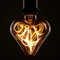 GBLY - LED Vintage Edison Glühbirne 3W Retro Glühlampe E27 Dekorative Herzform Lampe Warmweiß Golden Antike Lampen für Retro Beleuchtung im Haus Café Bar Party Weihnachten, nicht dimmbar vatertag