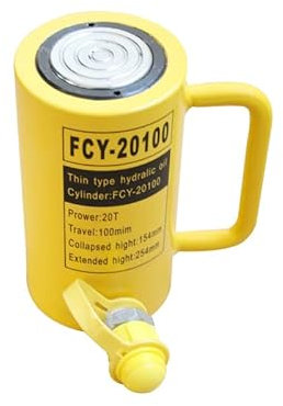 Jack di Cilindri di Sollevamento Idraulici da 100 Mm, per Piegatura, Raddrizzamento E Tiratura su Camion, Trattori E Attrezzature Pesanti,20t