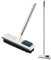 Cepillo para fregar el suelo con mango largo de hasta 44 pulgadas, escoba con cerdas rígidas, escoba y peine para limpiar suelos de azulejos, piscina, patio, baño, cocina