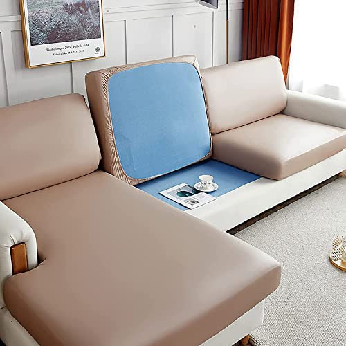 Sofa Sitzkissenbezug Stretch Wasserdicht Couch-Kissenbezug Stretch Sofa Husse Kunstleder Husse Überzug Bezug Sitzbezüge Kissenbezüge for Sofa Sitzkissen ( Color : #6 , Size : 150-190cm(59-75in) )