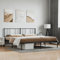 prissent Estructura De Cama 200x200 cm Base de Cama Bed Frame Camas Altas Cama King Size Estructura de Cama con Cabecero Metal Cama King Size