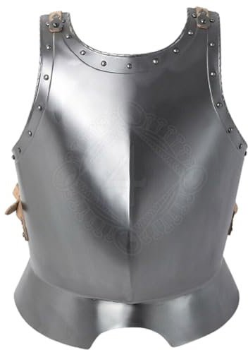 Mittelalterliche Brustpanzer Kreuzritter tragbar Eisen Stahl Brustplatte Ritter Kürass LARP Krieger Brustpanzer Rüstung Brustschutz Cosplay Kostüm