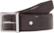 Calvin Klein Herren Gürtel Sleek Square aus Leder, Braun (Dark Brown Smooth), 90 cm
