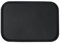 1x Schwarz 66cm x 45.5cm Rechteckiges Rutschfestes Serviertablett - Groß Plastik Küche Essen Tee Kaffee Abendessen Tisch Getränke Partyteller - Von Argon Tischware