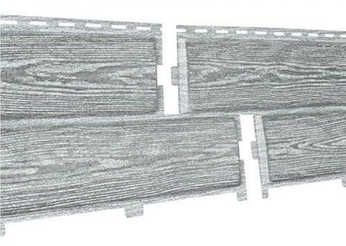 Kunststoffpaneele MUSTERSTÜCKE Fassadenpaneele Fassadenverkleidung Giebelverkleidung Holzoptik Wandpaneele Wandverkleidung Mobilheim Unterdachpaneele (Materialprobe Weißgrau Hokla Holzoptik)