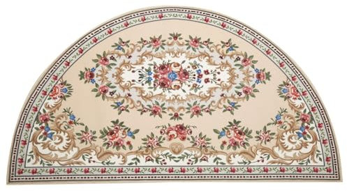 Easylife Persian Style Half Moon Rug (120x70cm) Washable for Living Room, Hallway, Bedroom
