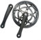 Bielas para bicicleta de carretera con plato doble extraíble (34/50T), perfectamente compatible con cadenas de 9 y 10 velocidades