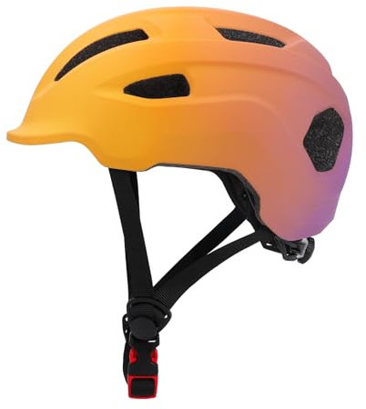 YOOXARMOR Fahrradhelm Kinder, Verstellbar Skaterhelm Reithelm Kinderhelm für 3-5-8 Jungen und Mädchen Kinderfahrradhelm Leicht Einstellbar 50-59CM für Fahrrad Roller Skateboard Scooter
