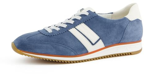 Paul Green Damen, Frauen Low-Top Sneaker,Freizeitschuhe,Turnschuhe,Laufschuhe,schnürschuhe,schnürer,Plateausohle,Blau (Blau),41 EU / 7.5 UK