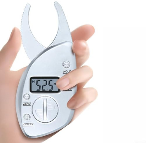 Digitaler LCD-Körperfett-Messschieber, Körperfett-Messschieber, Hand-BMI-Körperfett-Messgerät, Körperüberwachung, Fettmessgerät