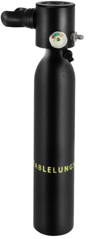 Minibotella de buceo de 0,5 l, 3000 psi, botella de oxígeno, 200 bar, equipo de buceo portátil con tanque de pulmón de 5 a 10 minutos, juego de buceo para buceo, rescate de ríos y océanos, ejercicios