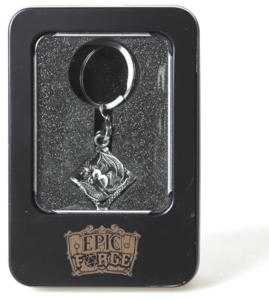 Epic Forge-Porte clé D6 - Lot de 7 Mini dés métal (5mm)
