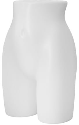 rockible Panty Mannequin Soporter Modelo de Ropa Interior de la Cadera para Ropa Interior para Buques de baño en casa, Blanco