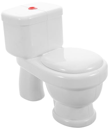 CLISPEED Mini Toilette Humoristique Modèle de Toilettes Spraying pour Farces et Décoration de Bureau Accessoire Ludique pour Adultes