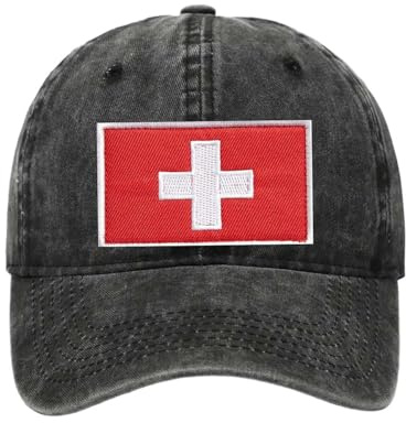 Petite Pine Dänemark Baseballkappe mit gewaschenem Baumwollstoff,Hut mit gesticktem DänischPatch,Sonnenmütze,Verstellbare Baseballcap für Unisex Männer Frauen Teens Washed Baseball Cap Denmark