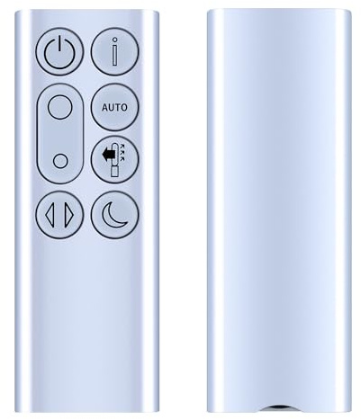 FQOUG TP04 Replacement Remote Control Compatible With Dyson air Purifier Tower Fan TP7A TP06 TP07 TP09 DP04 (Sliver) without Magnetic Function