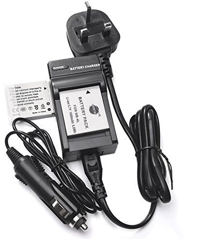 QIAO JIN LIN DSTE 2pcs NB-4L Replacement Li-ion Battery + Charger DC22U for Canon PowerShot SD40, SD30, SD200, SD300, SD400, SD430, SD450, SD600, 330 HS, VIXIA mini Digital Cameras