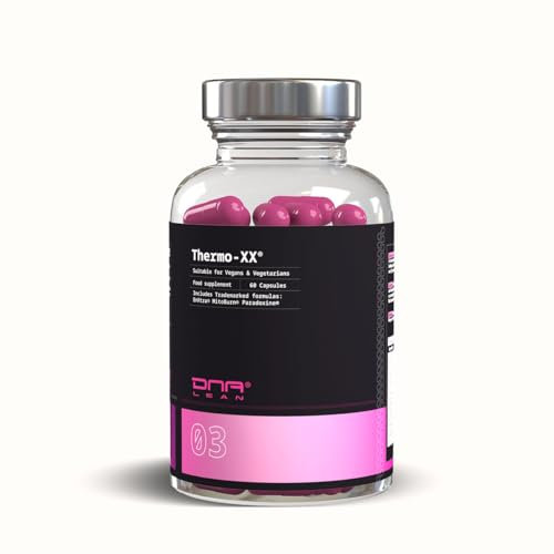 DNA Lean Thermo-XX Version 2.0 Evidence-Based Fat Burners for Women - with MitoBurn®, EnXtra®, & Paradoxine®, for Effective Weight Loss Support, Contains 1 Months Supply of 100% Vegetable Capsules