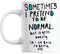 Funny Mug Office Mugs Secret Santa Gift Rude Sometimes I Pretend to Be Normal