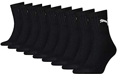 PUMA 9 Paar Socken Short Crew Sportsocken Tennis Socken Gr. 35-49 Unisex