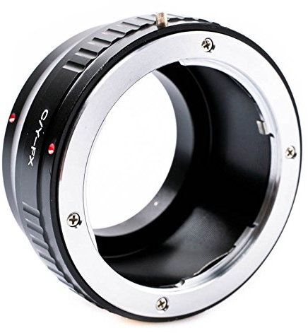 Quenox Objektiv-Adapter für Contax/Yashica-Objektiv an Fuji-X-Mount-Kamera - z.B. für Fujifilm Finepix X-T20, X-T10, X-T2, X-T1, X-E2S, X-E2, X-E1, X-A10, X-A3, X-A2, X-A1, X-M1, X-Pro2, X-Pro1