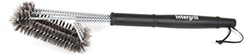 intergrill Grillbürste 45 cm | Reinigungsbürste aus Edelstahl zum Reinigen von Grillrosten | Robust und langlebig für effektive Grillreinigung